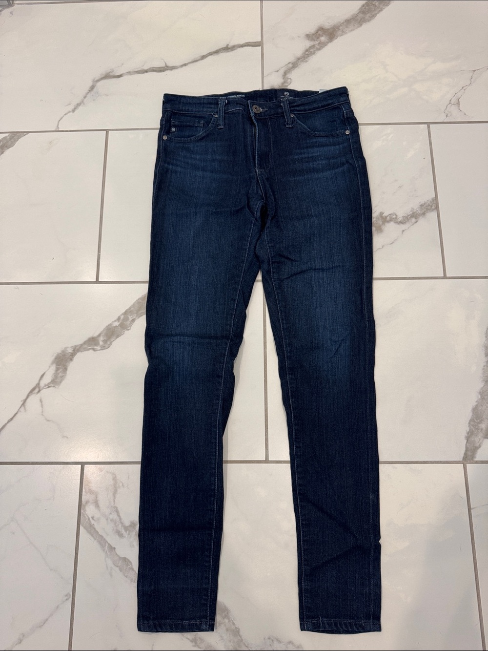 Women's AG Dark Blue Slim Jeans